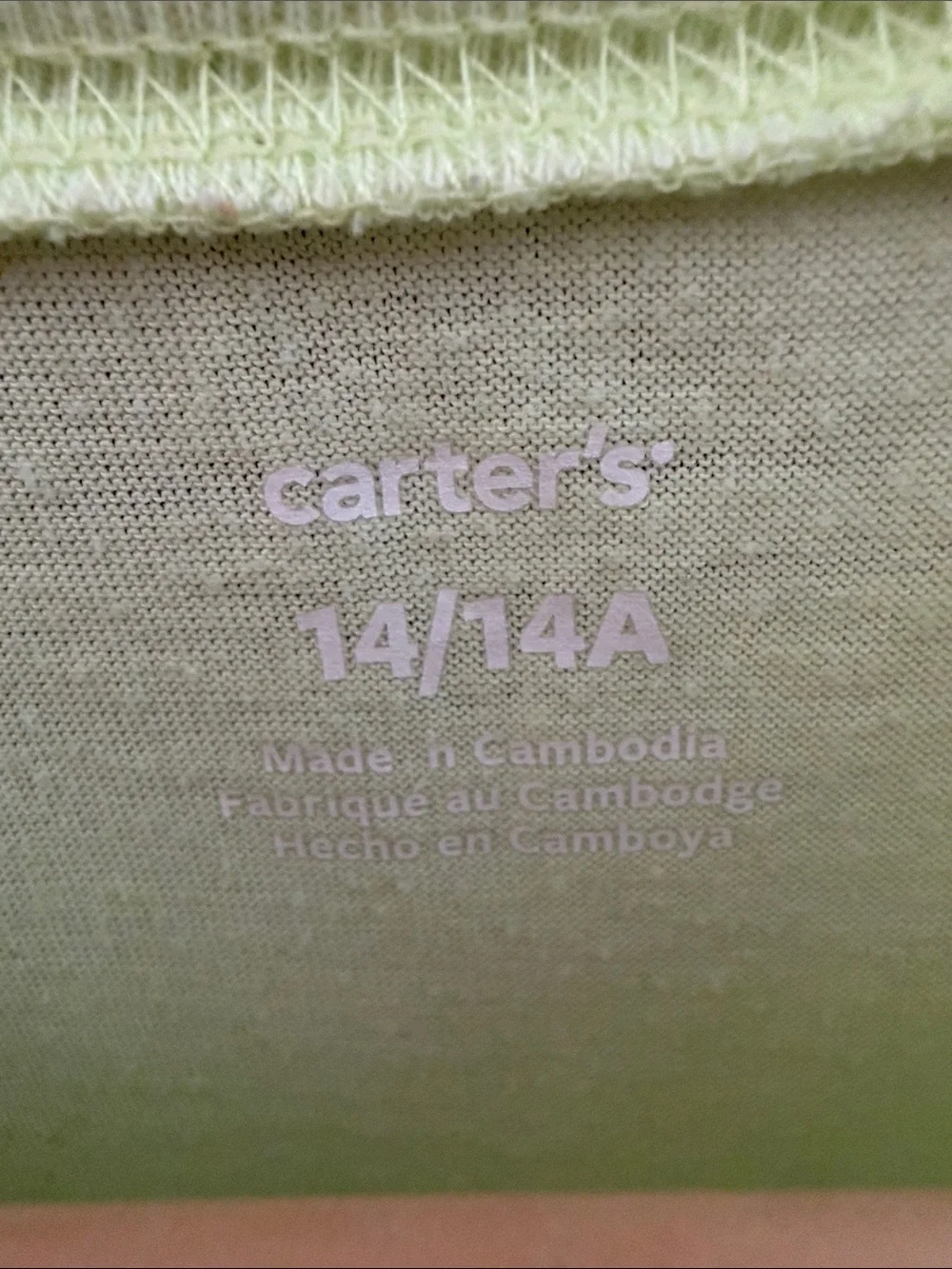 Carter's Light Lime Short-Sleeve Tee with Navy Ocean Graphic
